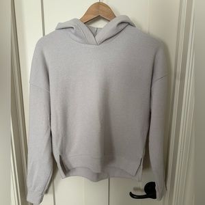 Abercrombie cropped soft AF hoodie, size XS